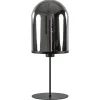 Grote tafellamp Maverick mat zwart met smoke glas>Straluma Best