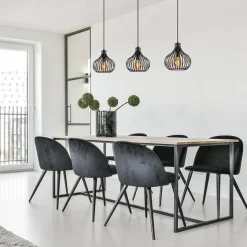 Hanglamp Aglio 28cm 3L op balk zwart></noscript>Straluma Online