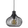 Hanglamp Aglio 28cm zwart>Straluma