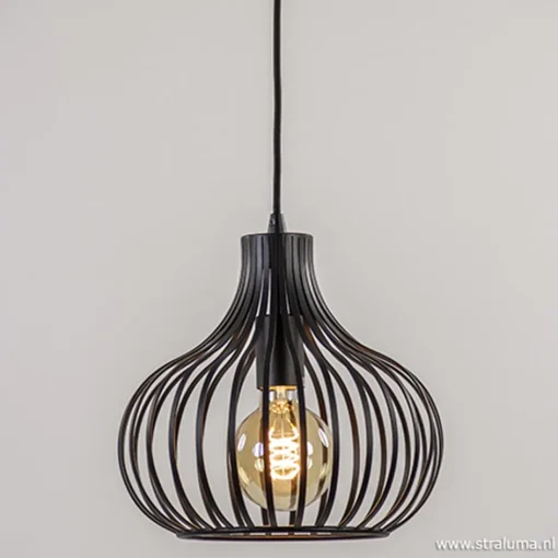 Hanglamp Aglio 28cm zwart>Straluma
