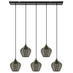 Hanglamp Alvaro 5-lichts antiek brons>Straluma Best