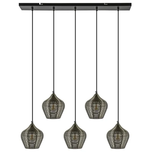 Hanglamp Alvaro 5-lichts antiek brons>Straluma Best