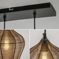 Hanglamp Alvaro 5-lichts antiek brons></noscript>Straluma Best