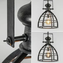 Hanglamp Amy zwartstaal industrieel></noscript>Straluma Best