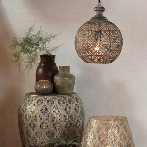 Hanglamp Ananya antiek brons>Straluma