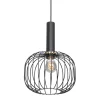 Hanglamp Aureole cilinder breed zwart>Straluma Online