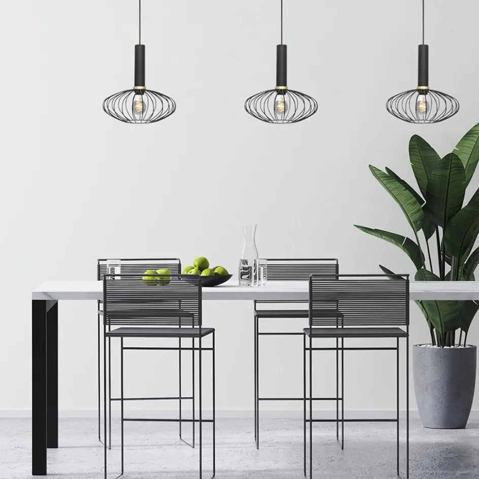 Hanglamp Aureole ovaal zwart>Straluma Clearance