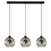 Hanglamp balk 3L smoke bolglas>Straluma Clearance