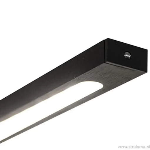 Hanglamp balk zwart 160cm direct led>Straluma New
