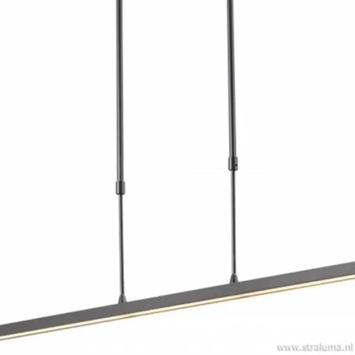 Hanglamp balk zwart 160cm direct led>Straluma New
