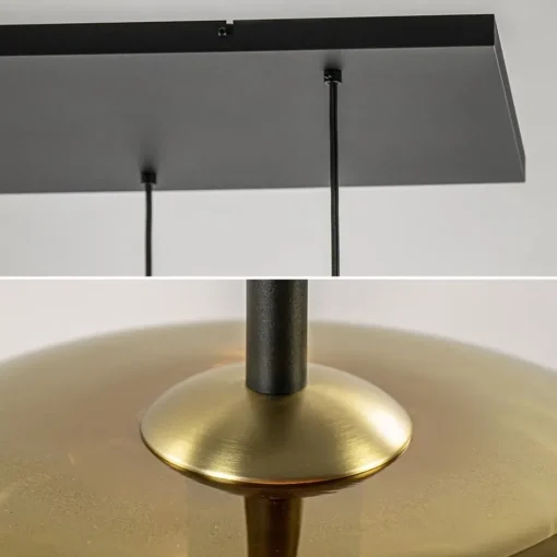 Hanglamp Bellini 6L zwart/gradient gold>Straluma Online