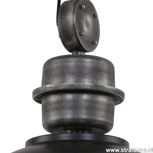 Hanglamp Bikkel 52 zwart industrieel>Straluma Best