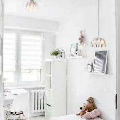 Hanglamp bloem kinderkamer grijs/roze></noscript>Straluma Discount