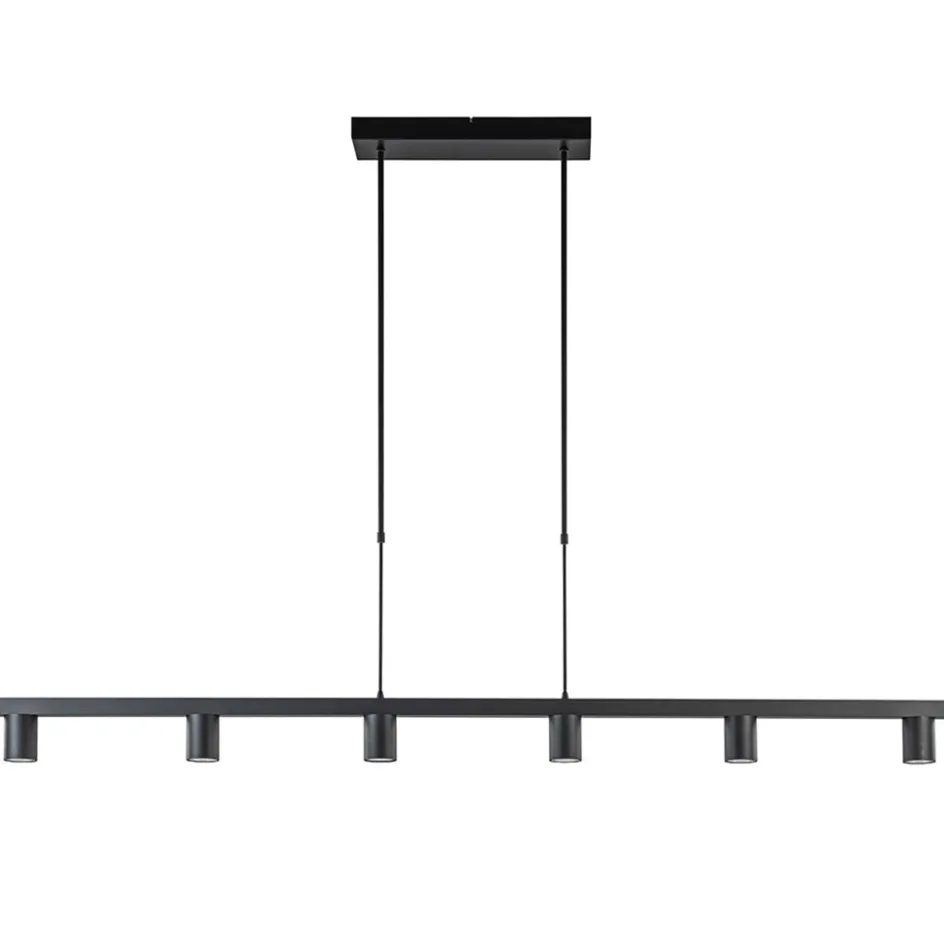 Hanglamp Bounce 6L 160cm zwart>Straluma New