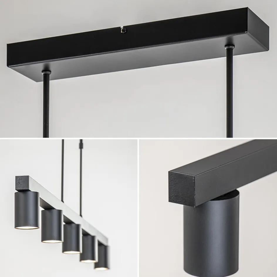 Hanglamp Bounce 5L tube spot zwart>Straluma Best