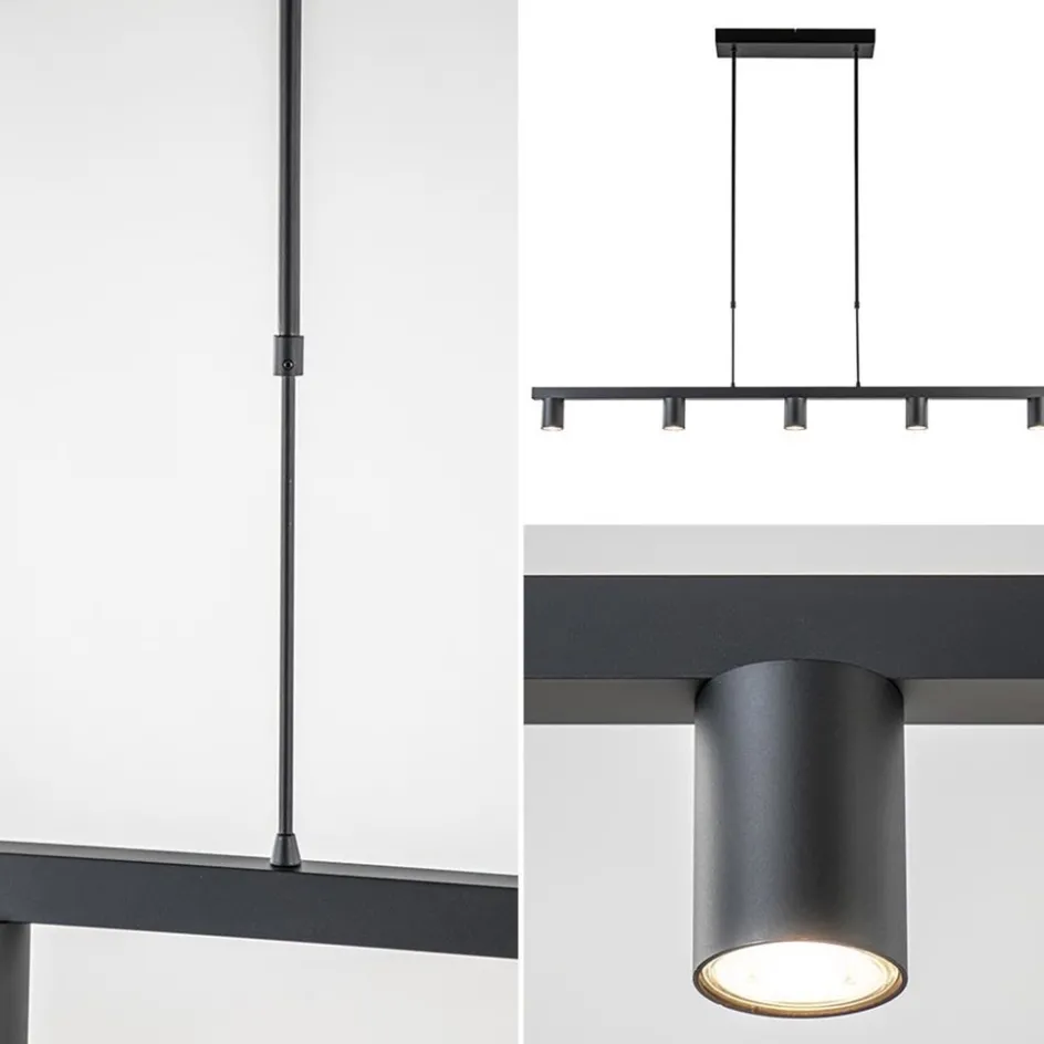 Hanglamp Bounce 5L tube spot zwart>Straluma Best