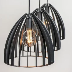 Hanglamp Dean 3-lichts zwart></noscript>Straluma