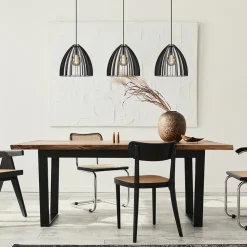 Hanglamp Dean 3-lichts zwart></noscript>Straluma