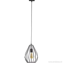 Hanglamp draad mat zwart>Straluma Discount