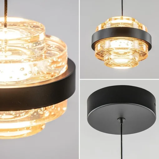 Hanglamp Dynasty 1L zwart/amber>Straluma Best