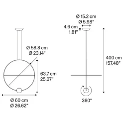 Hanglamp Elara 60cm goud/matgoud></noscript>Straluma Online