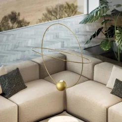 Hanglamp Elara 60cm goud/matgoud></noscript>Straluma Online