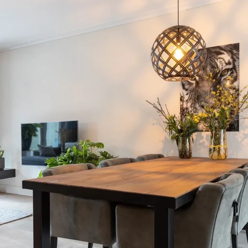 Hanglamp Emma bol zwart 50cm>Straluma Outlet