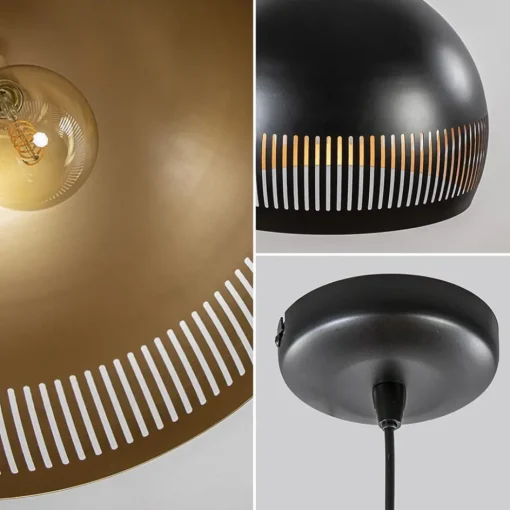 Hanglamp Globo 50cm zwart/goud>Straluma Outlet