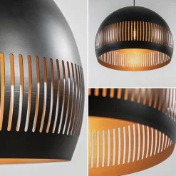Hanglamp Globo 50cm zwart/goud></noscript>Straluma Outlet