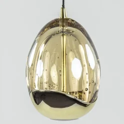 Hanglamp Golden Egg 5L rond zwart/goud><noscript><img width=
