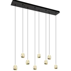 Hanglamp Golden Egg 8L zwart/goud>Straluma Sale