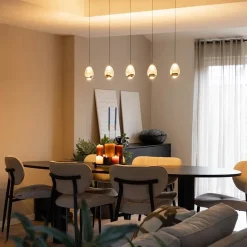 Hanglamp Golden Egg 5L zwart/goud><noscript><img width=