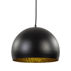 Hanglamp Jaicey bol zwart/goud>Straluma Clearance