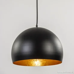 Hanglamp Jaicey bol zwart/goud>Straluma Clearance