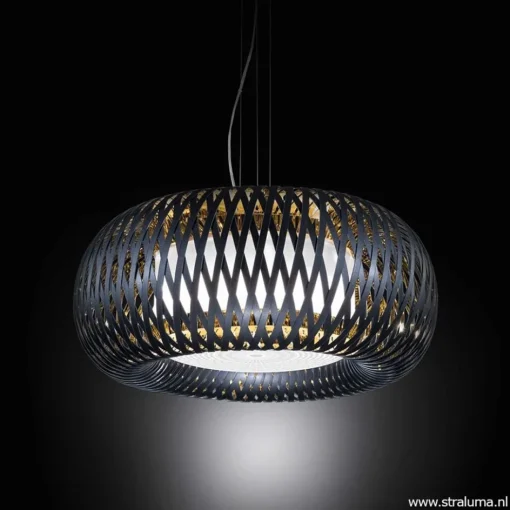 Hanglamp Kalatos zwart/goud 63cm>Straluma Sale
