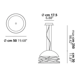 Hanglamp Kelly koepel 50cm champagne>Straluma Sale