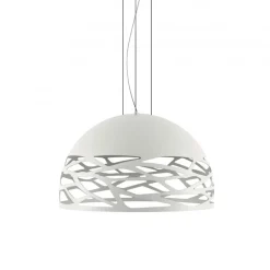Hanglamp Kelly koepel 60cm wit>Straluma Clearance