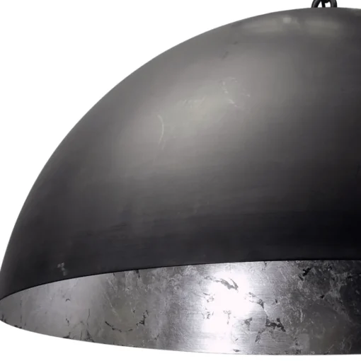 Hanglamp koepel 60cm gunmetal/silverleaf>Straluma Best