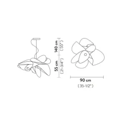 Hanglamp La Belle Etoile zwart 90cm></noscript>Straluma New