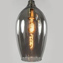 Hanglamp Lukaro 3-L antiek brons + smoke glas></noscript>Straluma New