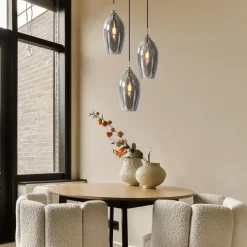 Hanglamp Lukaro 3-L antiek brons + smoke glas></noscript>Straluma New