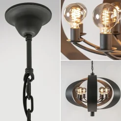 Hanglamp Malibu industrial dark></noscript>Straluma