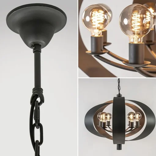 Hanglamp Malibu industrial dark>Straluma