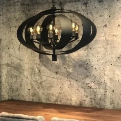 Hanglamp Malibu industrial dark></noscript>Straluma