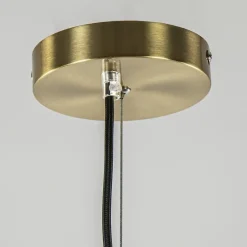 Hanglamp Medina 48cm messing + amber glas></noscript>Straluma Hot