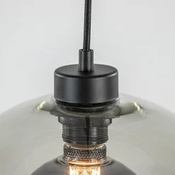 Hanglamp multipendel 11-L zwart smoke glas 20+25cm></noscript>Straluma New