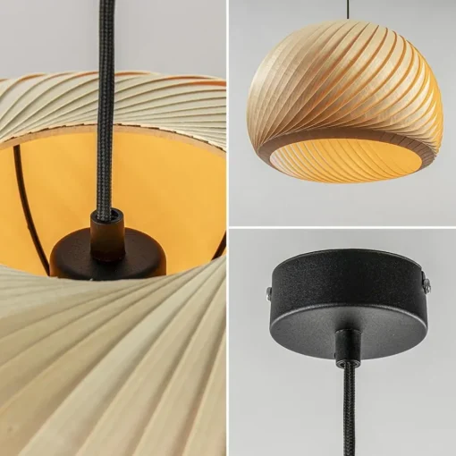 Hanglamp Nature 50cm hout naturel>Straluma Discount