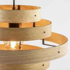 Hanglamp Oaknut hout 5 ringen></noscript>Straluma Hot