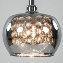 Hanglamp Pearl klein chroom + smoke glas></noscript>Straluma Online