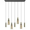 Hanglamp Perugia 7L brons/zwart>Straluma Online